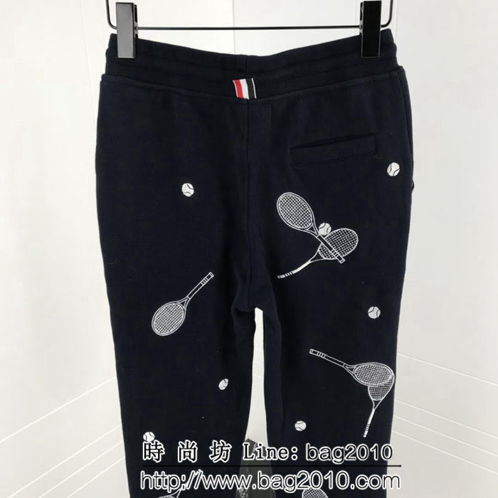 THOM BROWNE湯姆布朗 18ss秋冬新款 網球刺繡主題 套裝褲子 男女同款 ydi1212